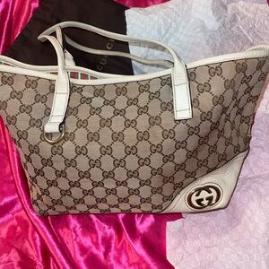 Gucci GG Hobo Tote Bag Monogram